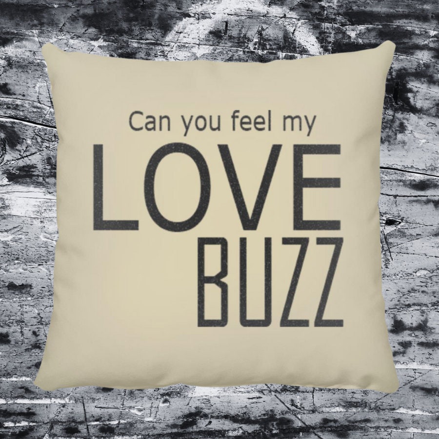 Buy Can You Feel My Love Buzz Throw Pillow Online in India