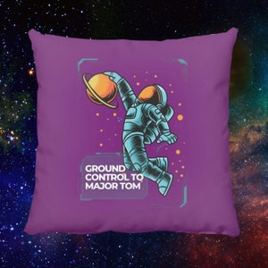 Ground Control To Major Tom Throw Pillow