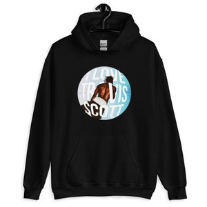 I Love Travis Scott Vintage Vinyl Hoodie