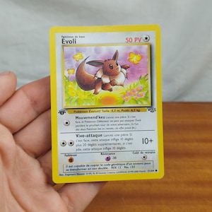 Évoli Jungle 1ère Édition 51/64 Carte Pokémon TBE Collector