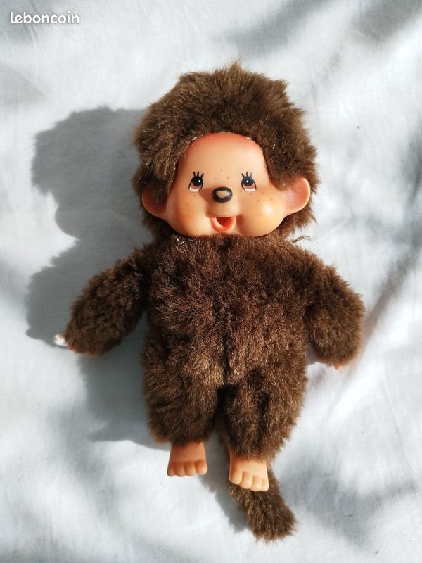 Peluche Kiki, Monchhichi Le vrai vintage 80's, 20 cm