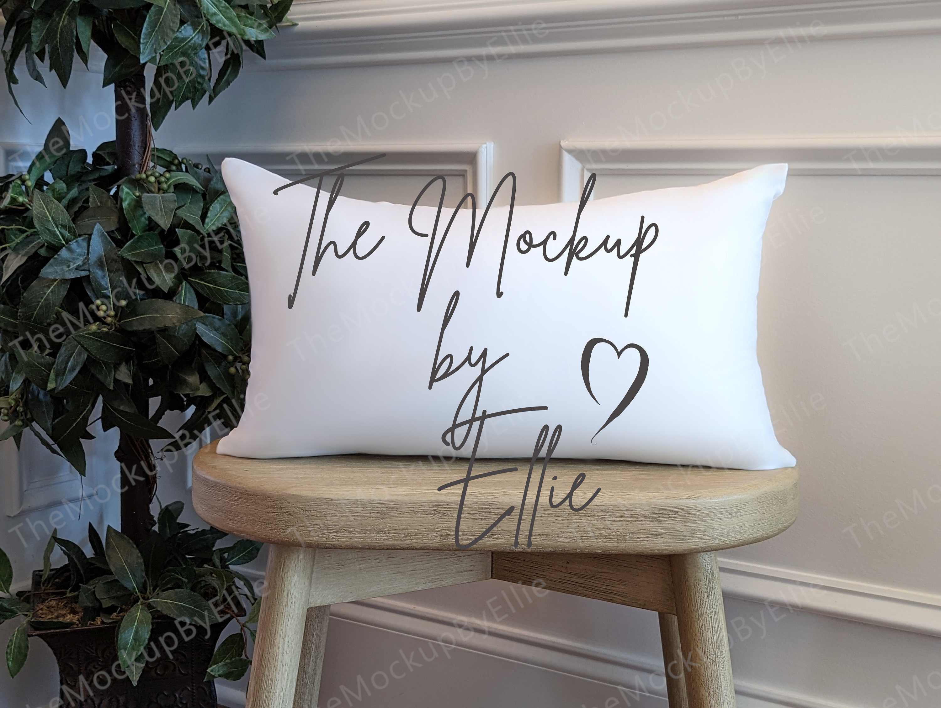 Pillow Mockup Rectangle Pillow Mockup Throw Pillow Mockup Etsy