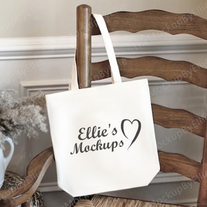 Natural Tote Bag Mockup | Canvas Tote Mockup | Natural Tote Mockup | Tote Mockup | Shopping Tote Mockup | Farmhouse Tote Mockup