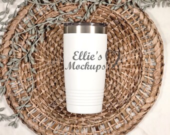 Ringneck Becher Mockup | Printify 20 oz. Ringneck Mockup | Bauernhaus Ringneck Becher Mockup | Reisebecher Mockup | Kaffeebecher
