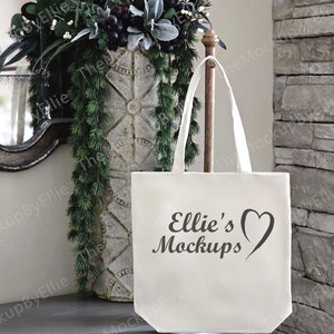 Natural Tote Bag Mockup | Canvas Tote Mockup | Natural Tote Mockup | Tote Mockup | Shopping Tote Mockup | Farmhouse Tote Mockup