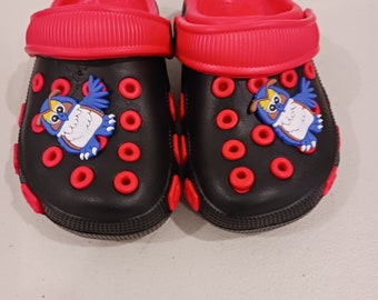 CHILDRENS two tone CLOGS 50% OFF now only 14.95 a pair