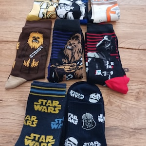 STAR WARS Adults Socks 4.50 pair clearance sale limited quantity be quick.