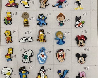 Cartoon Charms for Crocs only 3.00 ships fast from Australia