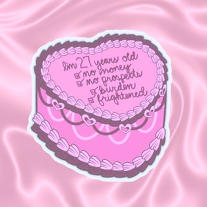 Orgueil et Préjugés Sticker pour gâteau vintage 27 ans