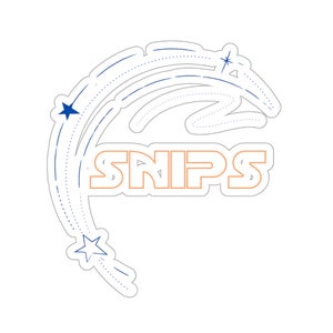 Star Wars | Star Wars: The Clone Wars | Ahsoka "Snips" Tano | Transparent + White Sticker