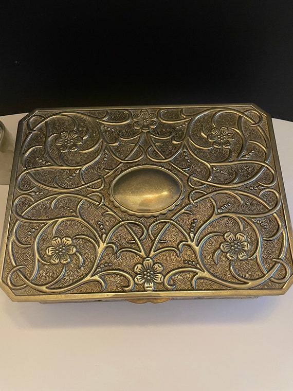 Godinger Silverplate Jewelry Box Gem