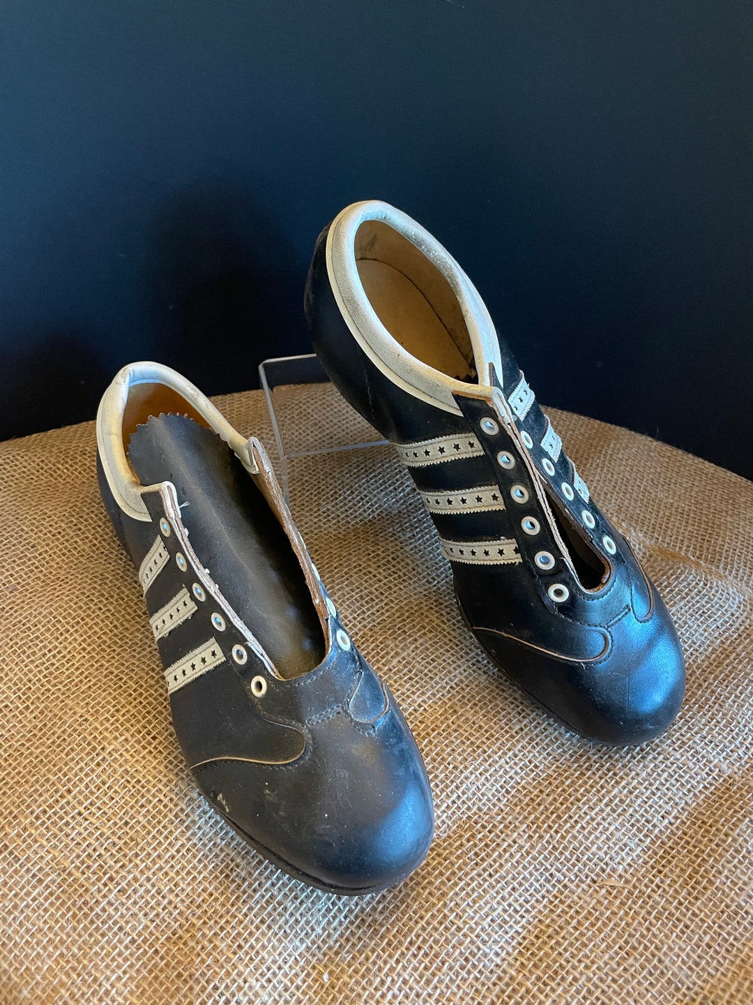 Vintage Leather Baseball Cleats Old Antique Equipment Baseball Etsy