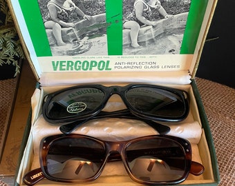 Juego de gafas de sol Liberty vintage para hombre y mujer en caja expositora