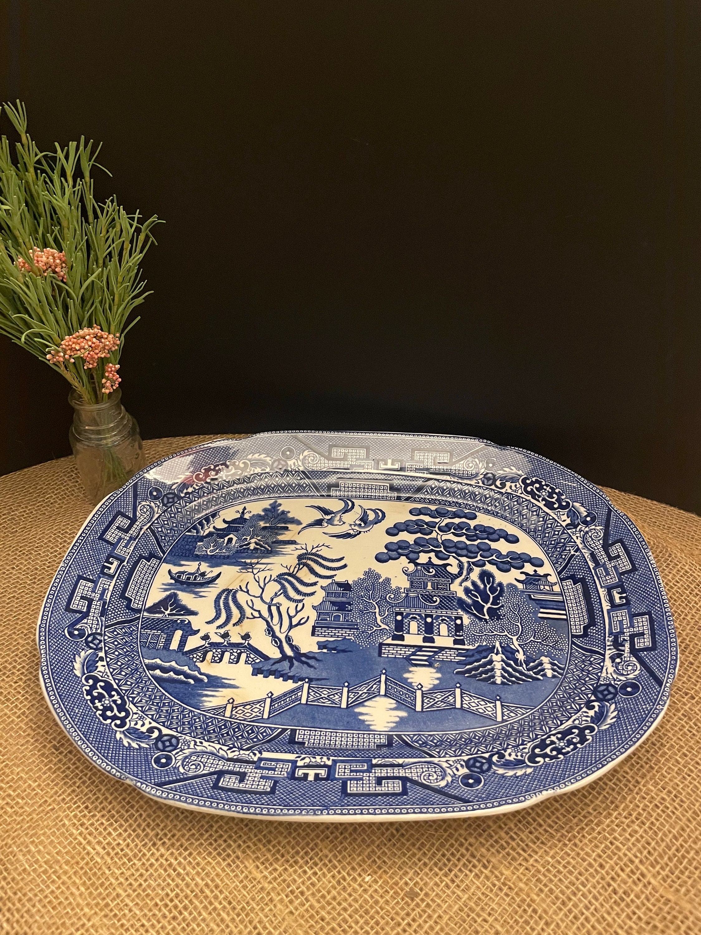 Allerton Blue Willow Etsy Canada