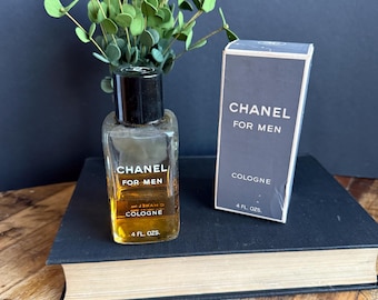 Vintage Chanel For Men Cologne – 4 fl oz with Original Box – Rare Mid-Century Find