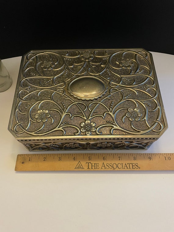 Godinger Silverplate Jewelry Box Gem