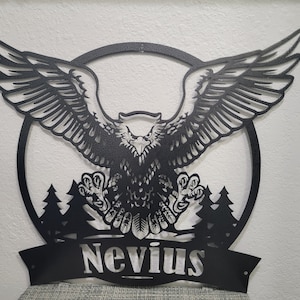 Eagle Name Plate