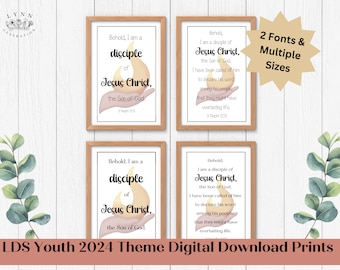 2024 LDS Youth ScriptureTheme Prints/ 3 Nephi 5:13/ Young Women or Young Men/ Wall Art/ Gift/ Digital Download PDF