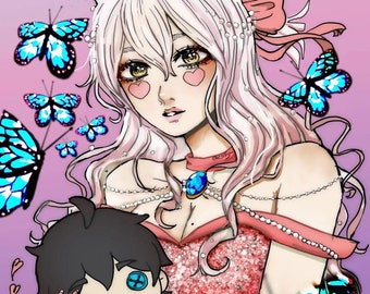 Custom Digital Anime Art Drawing Commissions, Portraits, Animations, Pictures