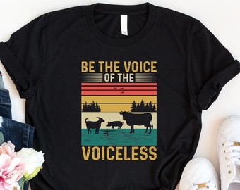 Be The Voice Of The Voiceless Shirt, Animal Activism Shirt, Animal Lover Gift, Save Animal Shirt, Animal Volunteer Shirt, Animals Rights Tee