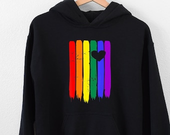 LGBT Hoodie, Love is Love Hoodie, Lesbian Pride Hoodie, Pride Month Hoodie, Equality Hoodie, Civil Rights Hoodie, Support LGBTQ Hoodie, Gift