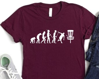Disc Golf Evolution Shirt, Disc Golf Player Shirt, Frisbee Golf Shirt, Evolution Of Disc Golf Shirt, Disc Golf Enthusiast Gift, Game Day Tee