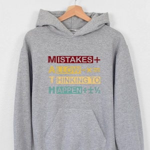 Math Hoodie, Back To School Hoodie, Gift For Math Teacher, Math Geek Hoodie, Math Nerd Hoodie, Mathematician Hoodie, Math Instructor Hoodie