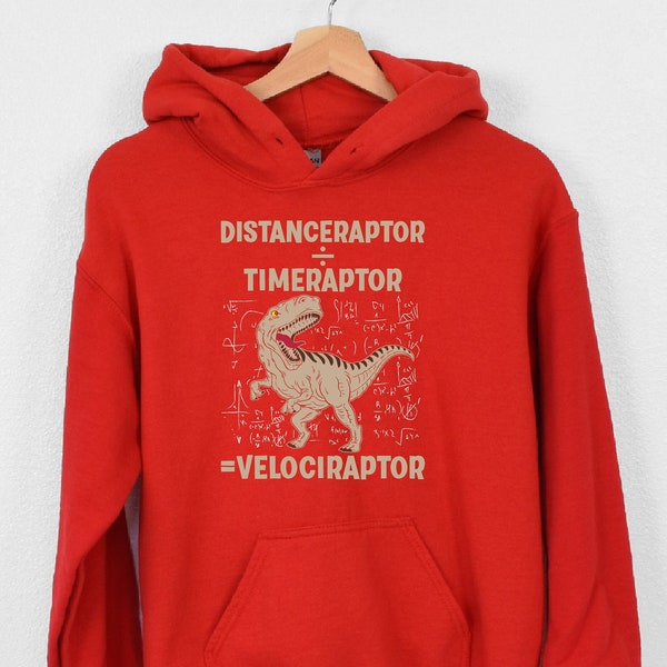 Velociraptor Hoodie, Dinosaur Hoodie, Science Dino Hoodie, Dinosaur Lover Gift,Distanceraptor Divided Timeraptor Hoodie, Dinosaur Fan Hoodie