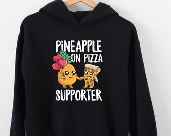 Pineapple On Pizza Supporter Hoodie, Pineapple And Pizza Supporter Hoodie, Foodie Hoodie, Pineapple Lover Hoodie, Pizza Enthusiast Gift, Mom