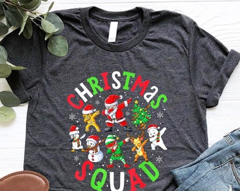 Christmas Squad Shirt, Christmas Vacation Shirt, Christmas Family Shirt, Christmas Matching Tshirt, Christmas Celebration Shirt, Santa Shirt