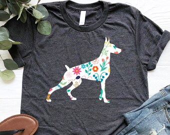 German Shorthaired Pointer Shirt, German Pointer Shirt, Floral Shorthaired Shirt, Dog Mom Shirt, Shorthaired Pointer Owner Shirt, Hunter Tee