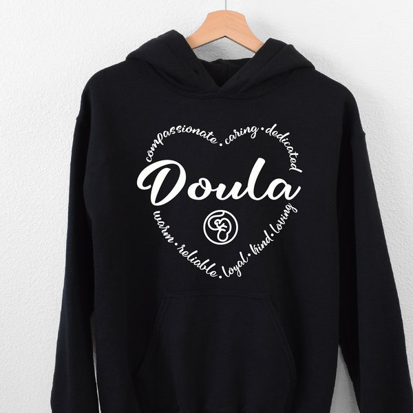 Doula Hoodie, Midwife Hoodie, Funny Birth Workers Hoodie, Baby Catcher Hoodie,Childbirth Hoodie, Midwife Life Hoodie,Doula Definition Hoodie