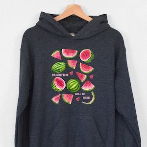Palestine Will Be Free Hoodie, Watermelon Palestine Hoodie, Hoodie For Palestinian, Free Palestine Hoodie, Stans With Palestine Hoodie, Gift