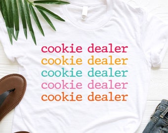 Cookie Dealer Shirt, Troop Tee, Bakery Tshirt, Funny Chef Shirt, Professional Pastry Gift, Cookie Season Shirt, Cookie Lover Shirt, Mom Gift