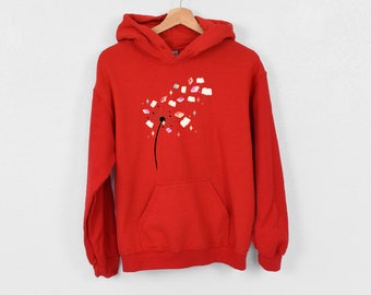Dandelion Books Hoodie, Bookworm Hoodie, Booksellers Hoodie, Book Lovers Hoodie, Librarian Hoodie, Bookish Hoodie, Booktrovert Hoodie, Girl