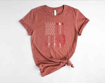 Native American Flag Shirt, Native Feather Pattern Shirt, Funny Indigenous Women Shirt, American Native Shirt, Indian Tribe Pride Shirt, Mom