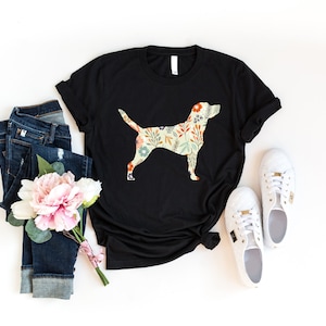 Labrador Shirt, Labrador Lover Shirt, Labrador Mom Shirt, Labrador Owner Shirt, Funny Dog Lovers Shirt, Floral Dog Mom Tshirt, Black Lab Tee imagem 4