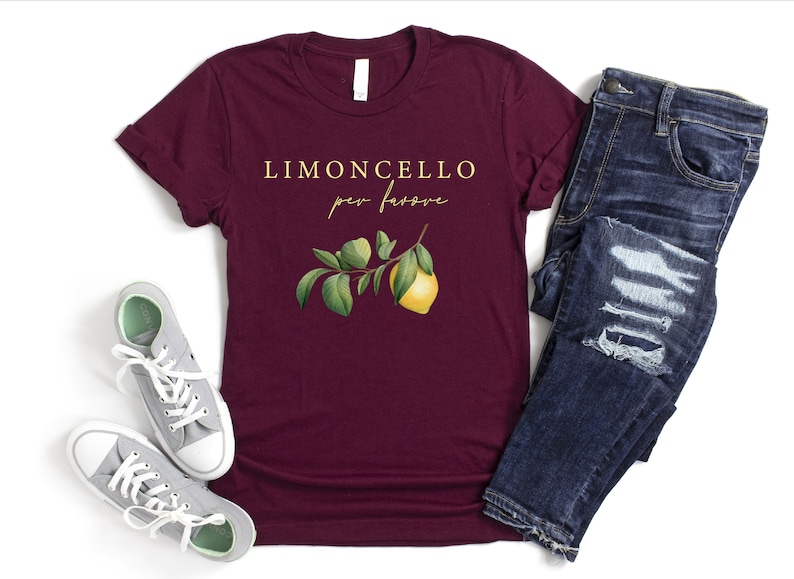 Limoncello Shirt, Italy Lemons Shirt, Italian Souvenir Shirt, Italy Trip Shirt, Sicily Lemon Shirt, Summer Italy Shirt, Lemon Lover Tee, Mom image 2