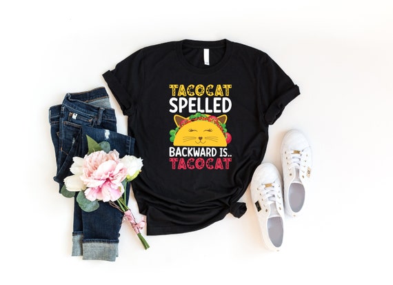 Tacocat Shirt, Taco Lover Shirt, Mexican Food Tshirt, Funny Taco Shirt, Novelty Shirt, Cinco De Mayo Shirt, Taco Party Shirt, Cat Lady Shirt