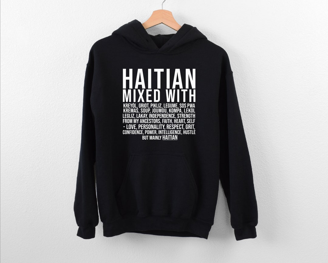 Haitian Definition Hoodie Proud Haitian Heritage Hoodie Born Etsy