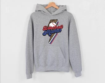 Baseball Mama Hoodie, Family Baseball Hoodie, Baseball Lover Mam Hoodie, Funny Sport Lover Gift, Gift For Mothers Day, Sport Mom Hoodie, Mom