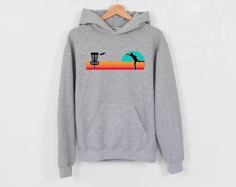 Disc Golf Retro Hoodie, Disc Golfer Hoodie, Retro Frisbee Hoodie, Golf Basket Hoodie, Frisbee Golf Player Hoodie, Vintage Flying Disc Hoodie