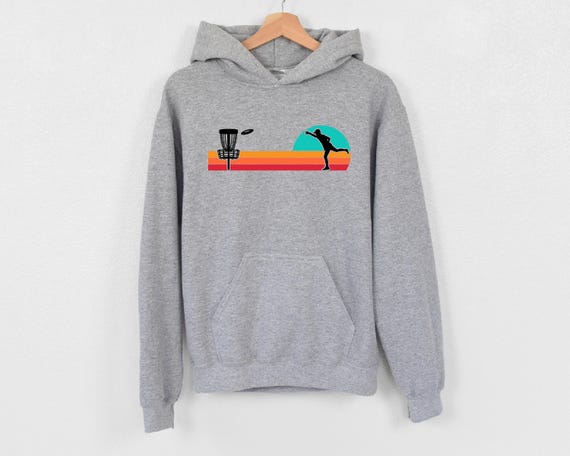 Disc Golf Retro Hoodie, Disc Golfer Hoodie, Retro Frisbee Hoodie, Golf Basket Hoodie, Frisbee Golf Player Hoodie, Vintage Flying Disc Hoodie