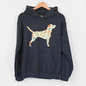 Labrador Hoodie, Labrador Lover Hoodie, Labrador Mom Hoodie, Labrador Owner Gift, Dog Lovers Hoodie, Floral Dog Mom Hoodie, Black Lab Hoodie