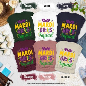 Mardi Gras Squad Shirt, Mens Mardi Gras Shirt, Mardi Gras Mask Shirt, Carnival Party Shirt, Mardi Gras Group Shirt, Womens Mardi Gras Shirts