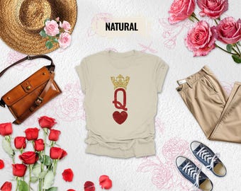 Queen Of Hearts Shirt, Birthday Girl, Girlfriend, Red Queen Tee, Funny Mom Birthday Gift, Birthday Queen Tee, Valentines Day Gift, Mom Shirt