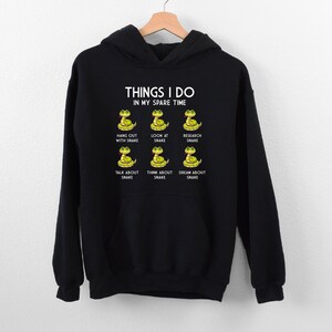 Snake Hoodie, Snake Lover Hoodie, Snake Enthusiast Hoodie, Gift For Snake Owner, Girl Reptile Hoodie, Pet Lover Hoodie, My Spare Time Hoodie