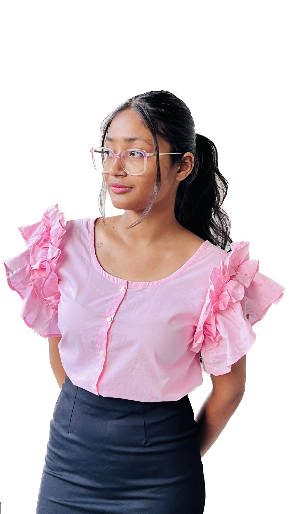 Cotton Candy Pink Blouse by Baby Club Chic