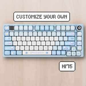 Customize your own Hi75 || Custom Hotswap 75% Aluminum Keyboard with Lubed Linear, Tactile, or Silent Switches