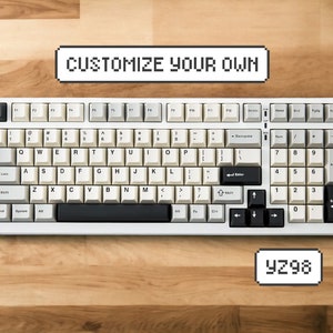 Customize your own YZ98 || Custom Wireless Hotswap 96% Keyboard with Lubed Linear, Tactile, or Silent Switches